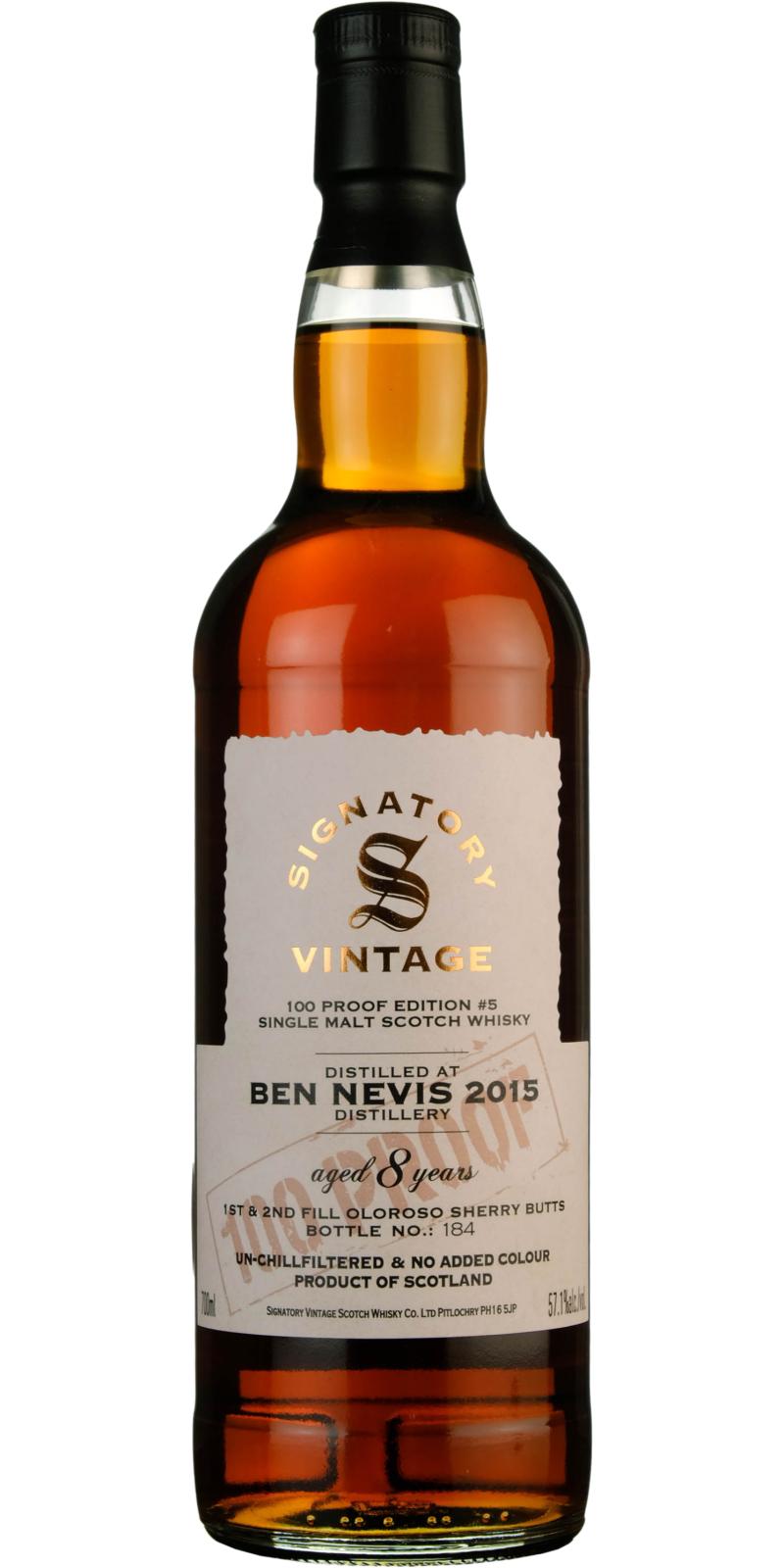 Ben Nevis 2015 SV Ratings And Reviews Whiskybase