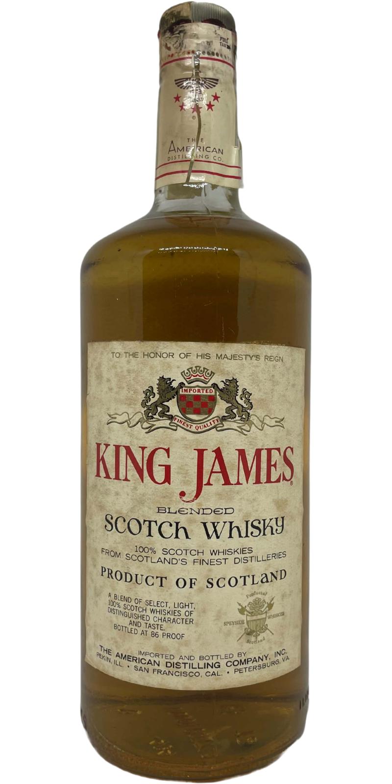 King James Blended Scotch Whisky - Ratings and reviews - Whiskybase