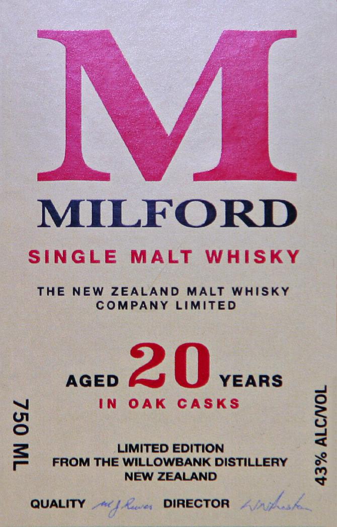 Milford 20-year-old