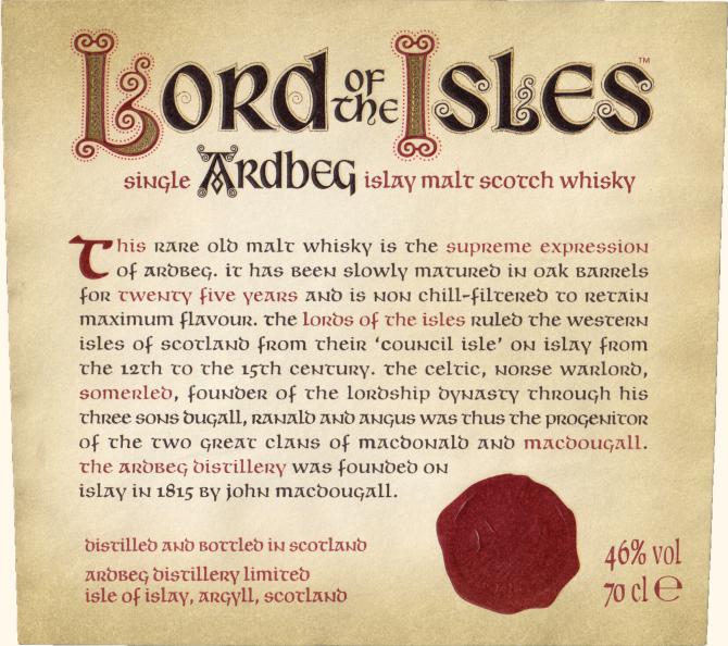 Ardbeg Lord Of The Isles