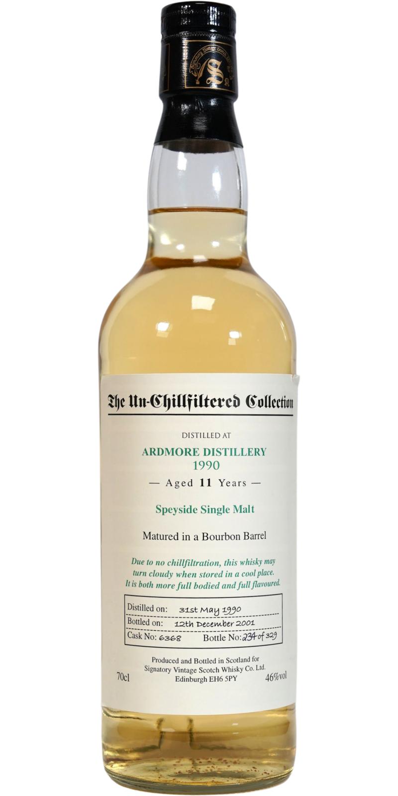 ARDMORE DISTILLERY 1990 - ウイスキー