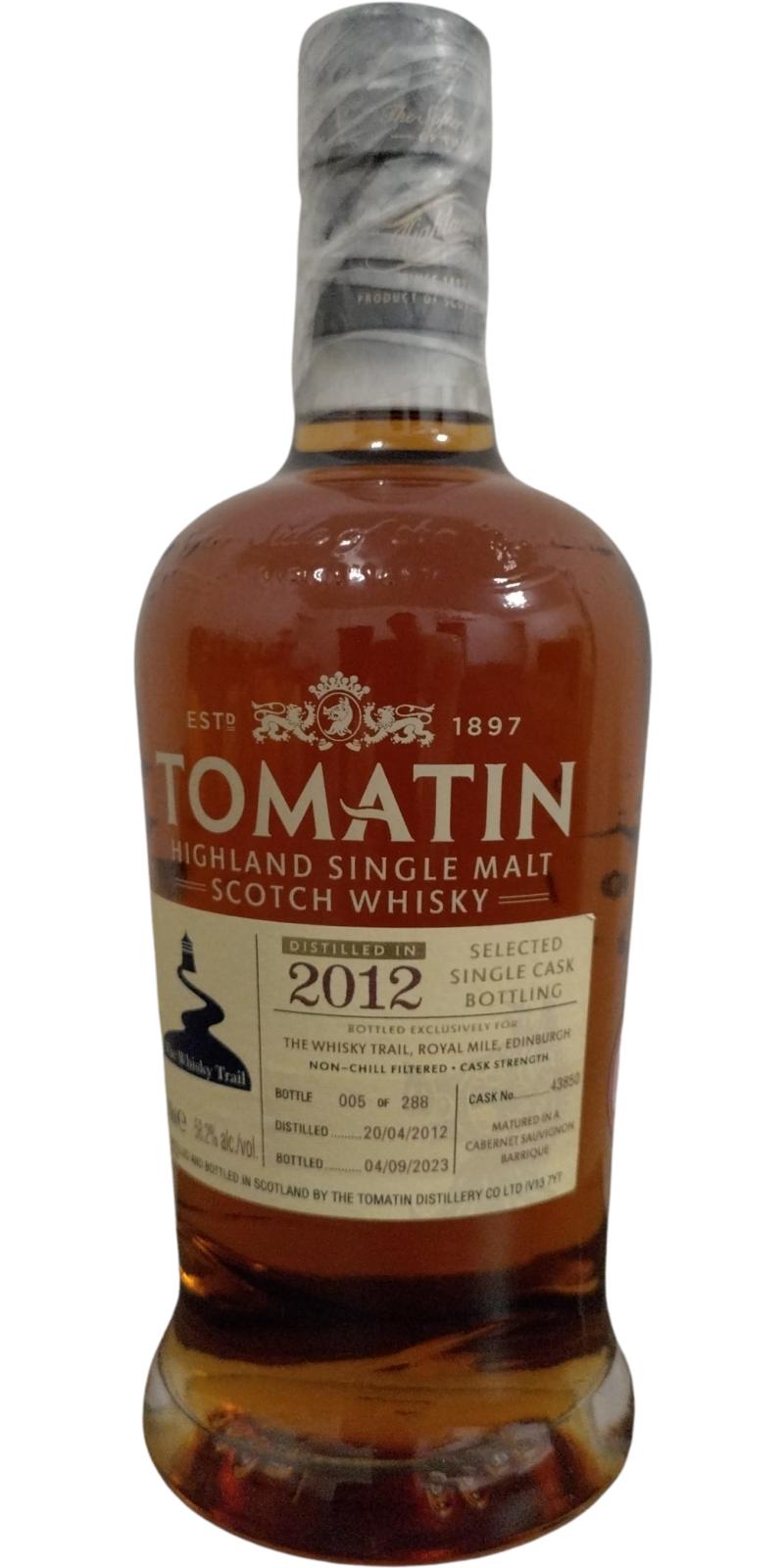 Tomatin 2012 - Whiskybase - Ratings and reviews for whisky