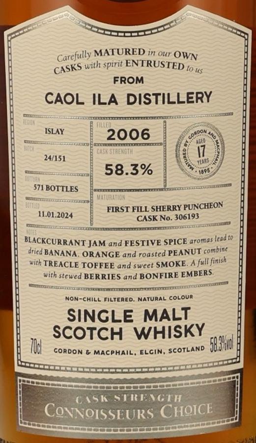 Caol Ila 2006 GM - Ratings and reviews - Whiskybase