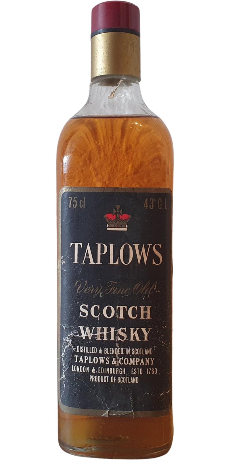 Taplows Very Fine Old Scotch Whisky - Ratings and reviews - Whiskybase