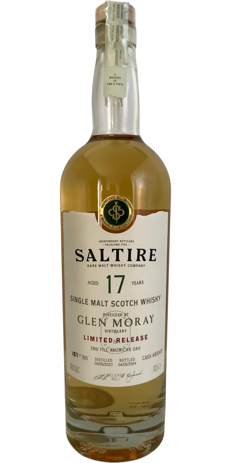 Glen Moray 2007 SRM - Ratings and reviews - Whiskybase