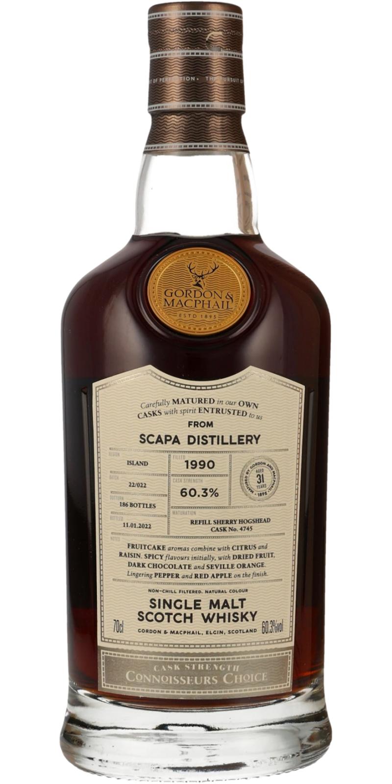 Scapa 1990 GM - Ratings and reviews - Whiskybase