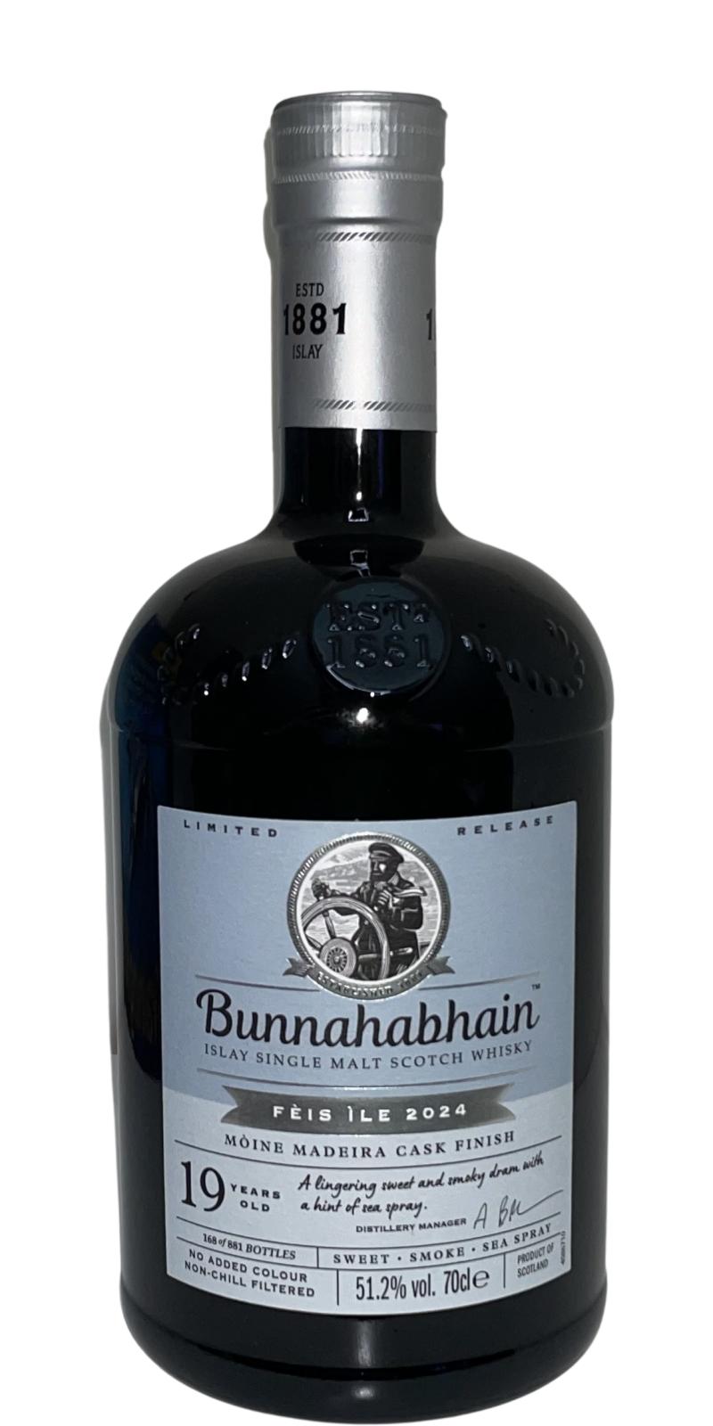 Bunnahabhain 19-year-old Mòine