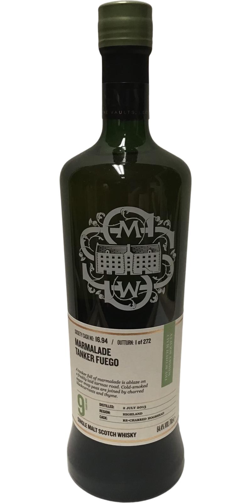 Glenturret 2013 SMWS 16.94 - Ratings and reviews - Whiskybase