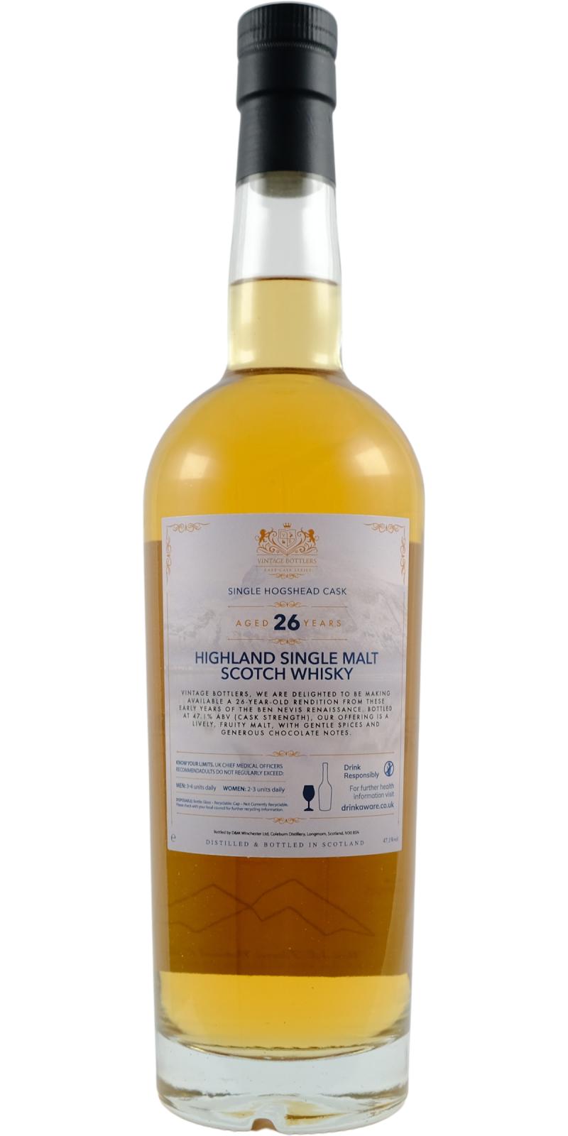 Ben Nevis 1996 VBtl - Ratings and reviews - Whiskybase