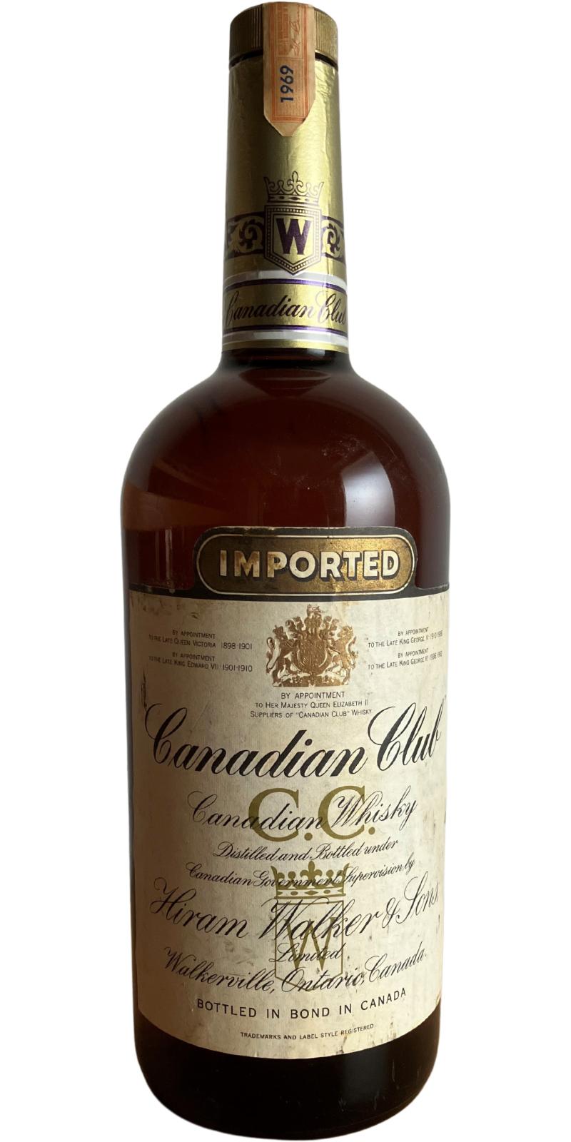 Canadian Club 1969 - Value and price information - Whiskystats