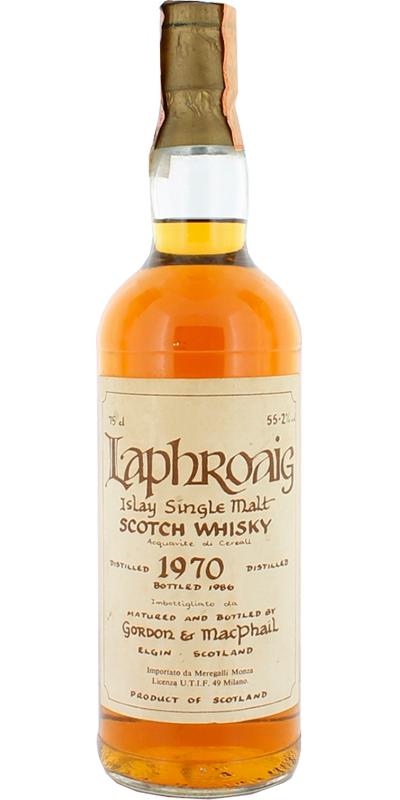 Laphroaig 1970 GM Importato da Meregalli Monza 55.2% 750ml