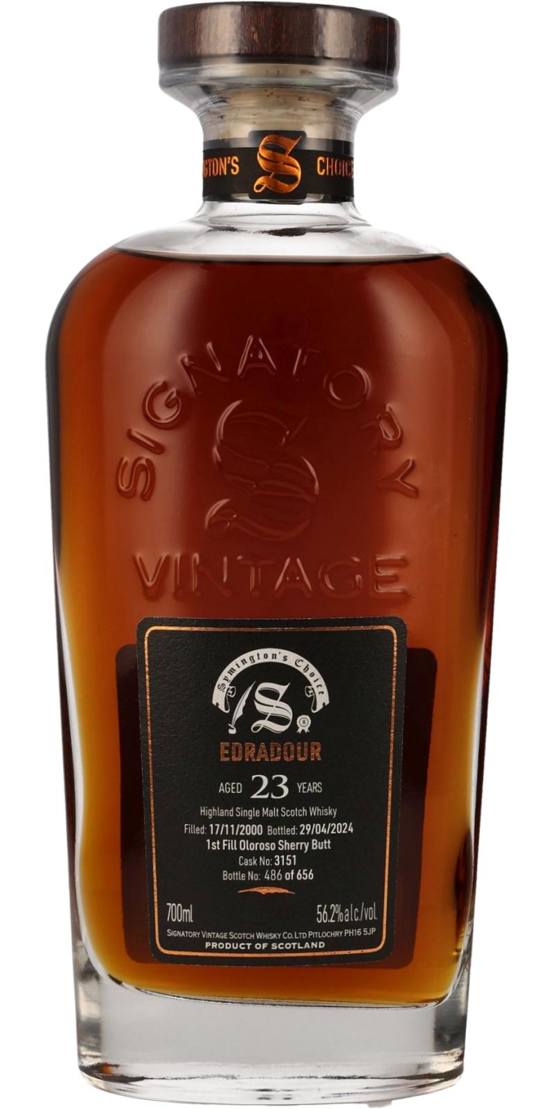 Edradour 2000 SV - Ratings and reviews - Whiskybase