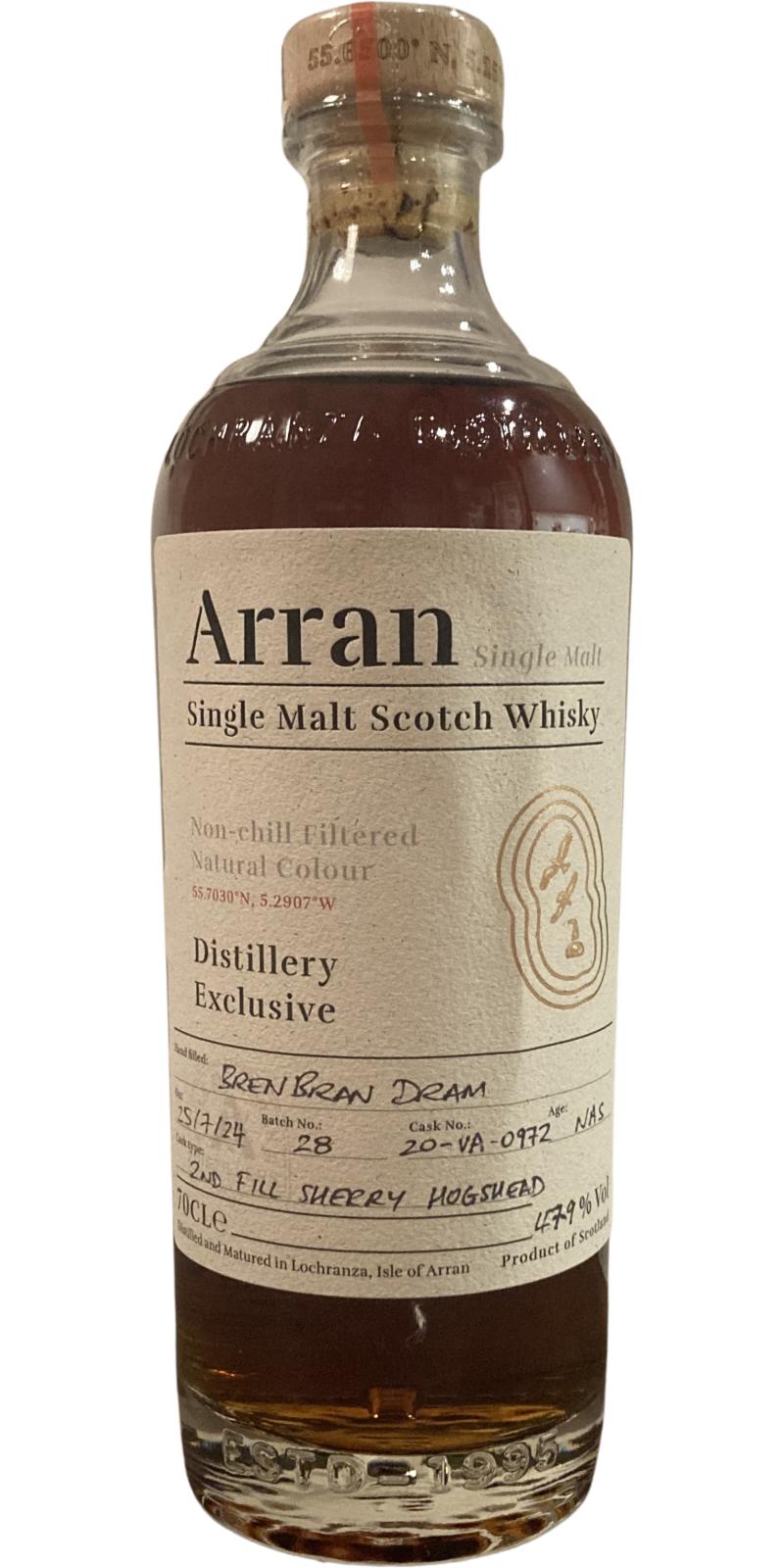 Arran Distillery Exclusive - Ratings and reviews - Whiskybase