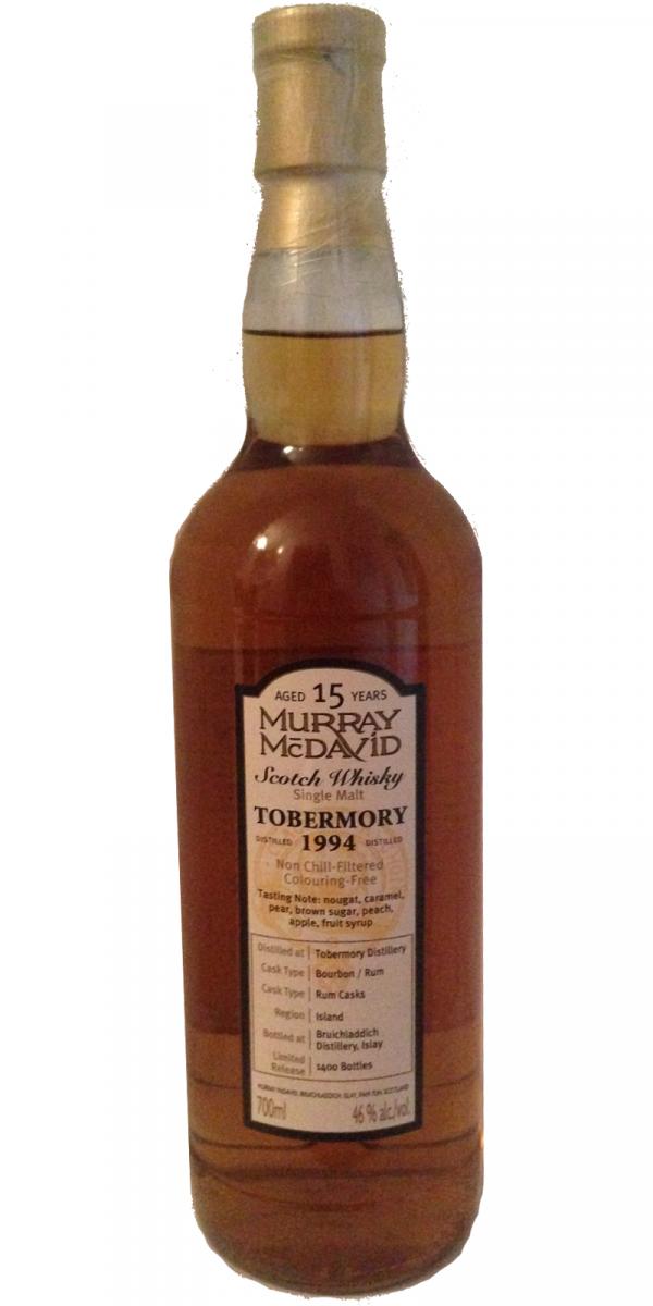 Tobermory 1994 MM Bourbon Rum Casks 46% 700ml