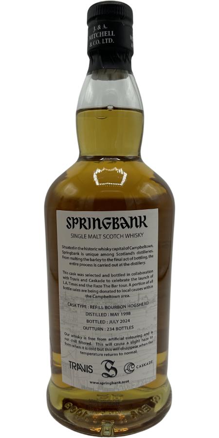 Springbank 26-year-old - Ratings and reviews - Whiskybase