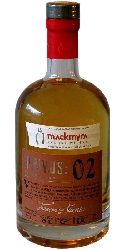 Mackmyra Privus: 02 54.5% 500ml