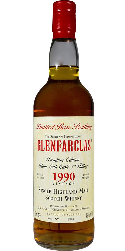 Glenfarclas 1990 Limited Rare Bottling Plain Oak Cask 1st Filling 46% 700ml