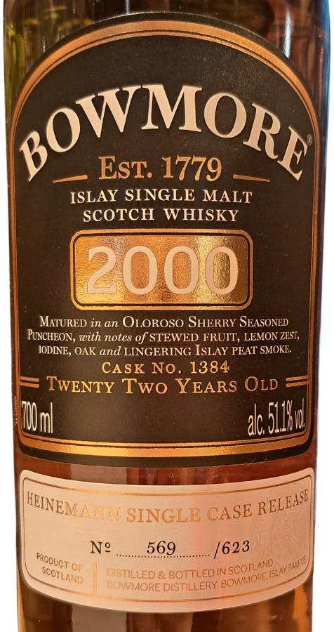 Bowmore 2000 - Whiskybase - Ratings and reviews for whisky