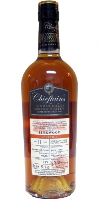 Linkwood 1999 IM Chieftain's Limited Edition Collection German Oak finish #90701 57.1% 700ml