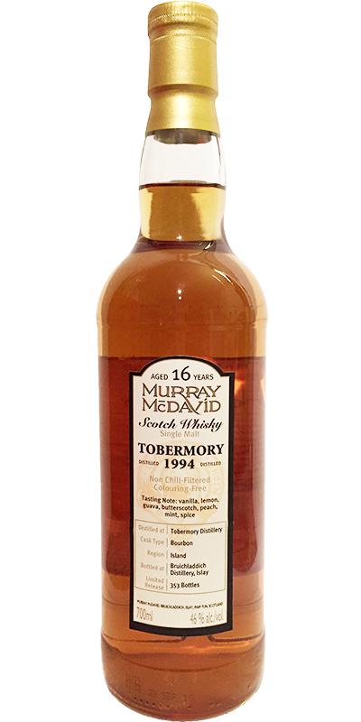 Tobermory 1994 MM Bourbon Casks 46% 700ml