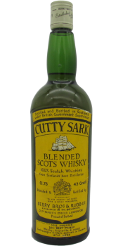 Cutty Sark Blended Scots Whisky BR