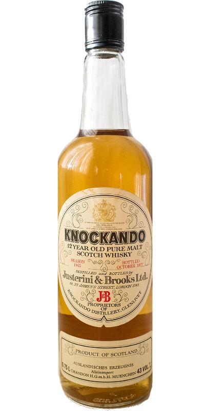 Knockando 1965 by Justerini & Brooks Ltd 43% 750ml