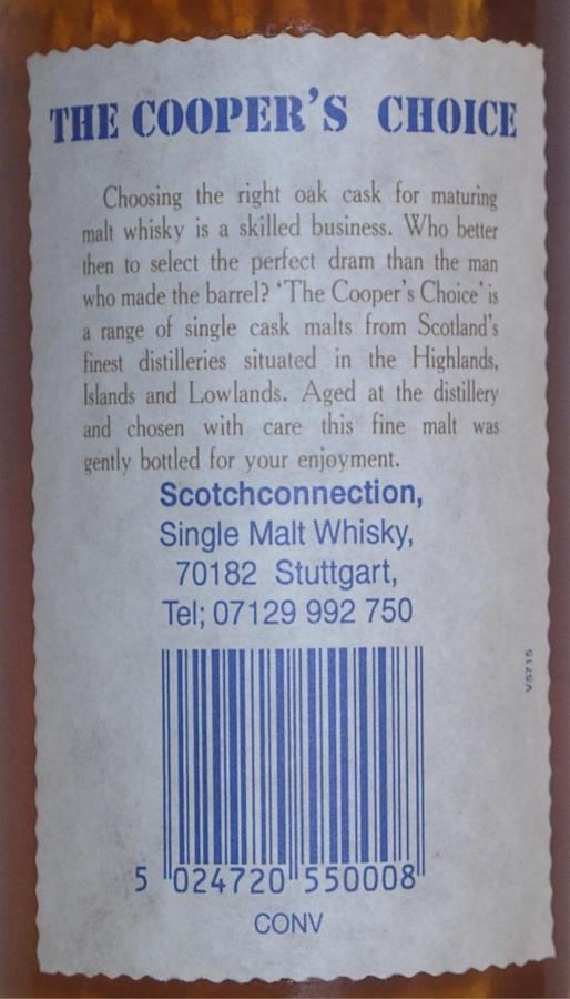 Convalmore 1981 VM - Ratings and reviews - Whiskybase
