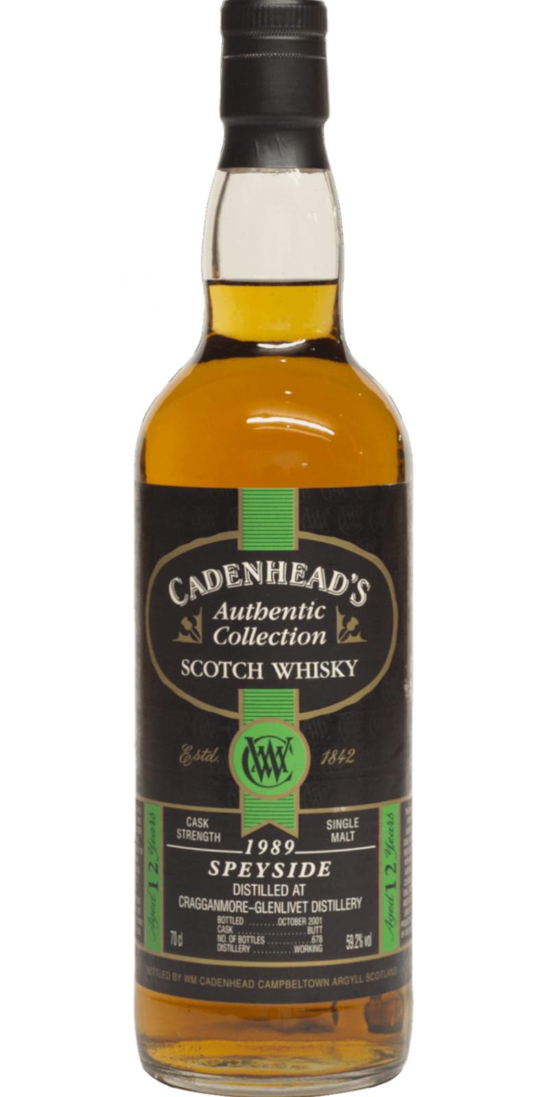 Cragganmore 1989 CA Authentic Collection Butt 59.2% 700ml