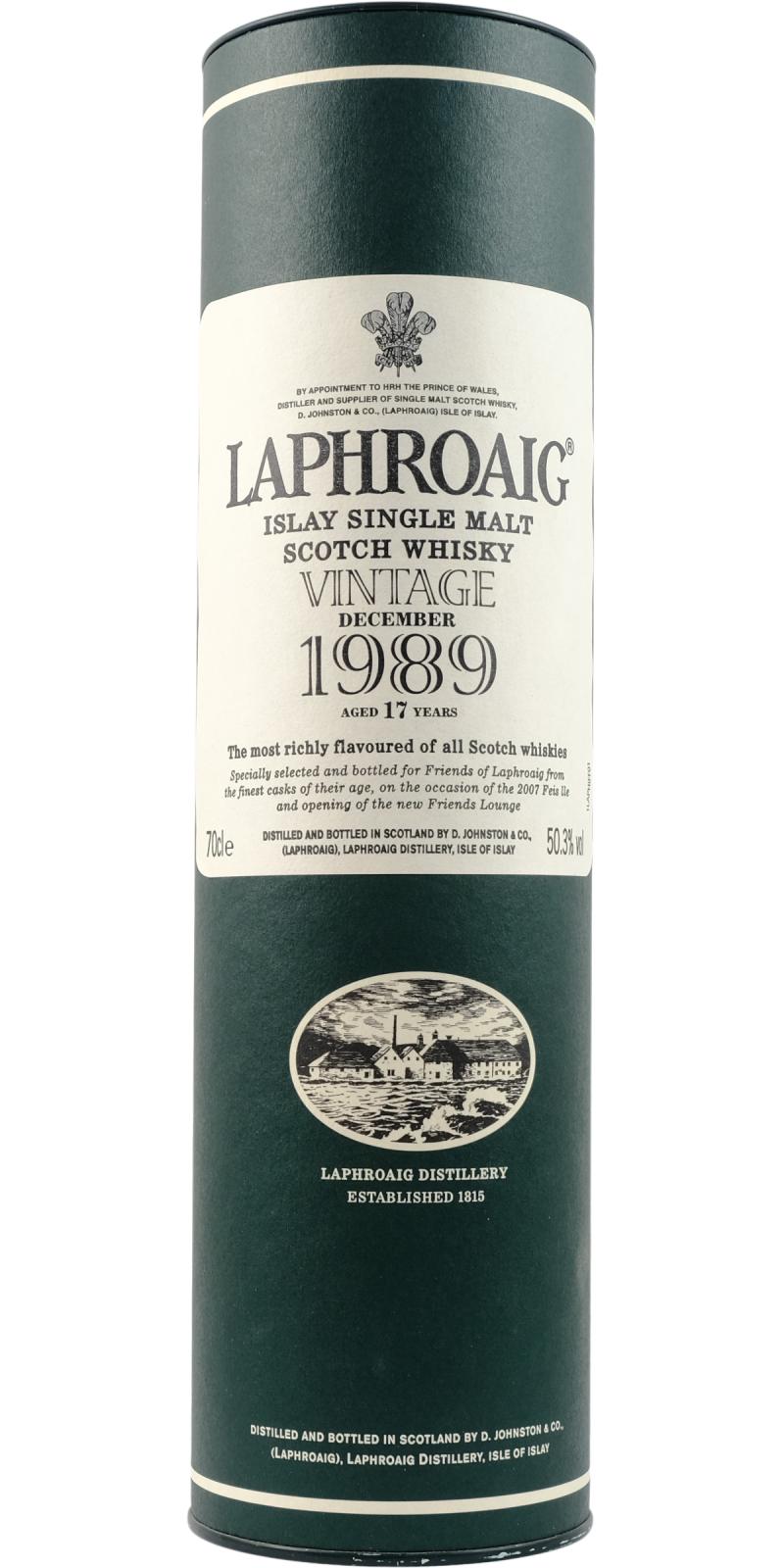 Laphroaig 1989 - Ratings and reviews - Whiskybase