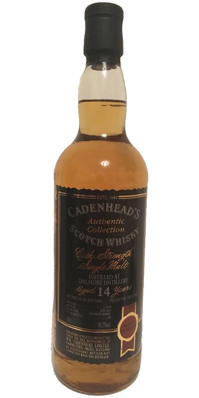 Dalmore 1989 CA Authentic Collection Bourbon Cask 58.2% 700ml