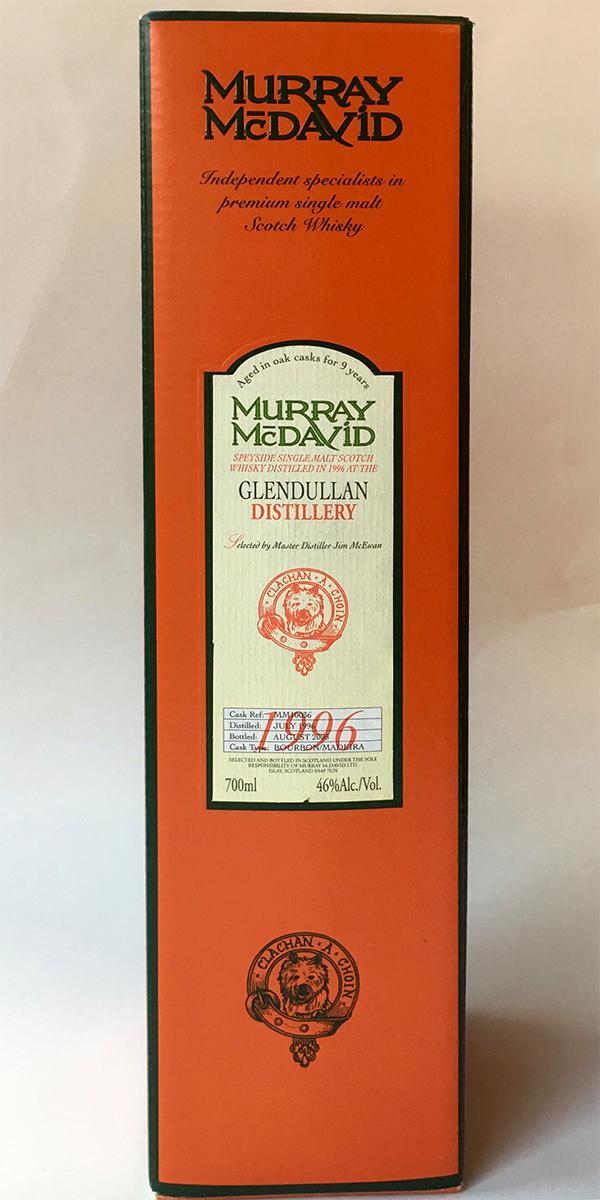 Glendullan 1996 MM Bourbon Madeira Cask Finish MM 10056 46% 700ml