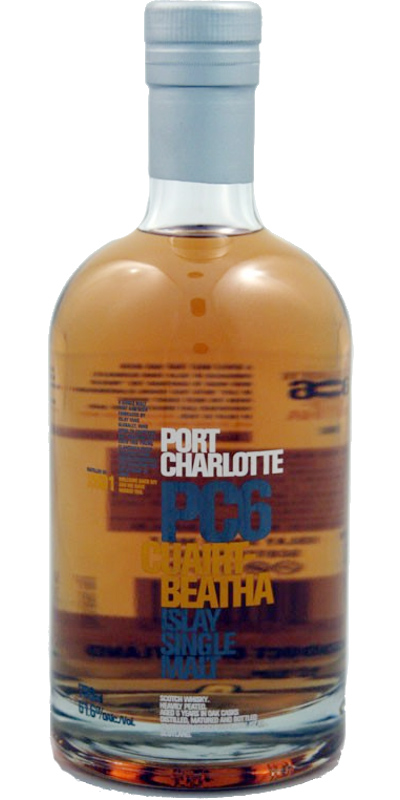 Port Charlotte PC6 Cuairt-Beatha Bourbon Madeira Casks 61.6% 750ml