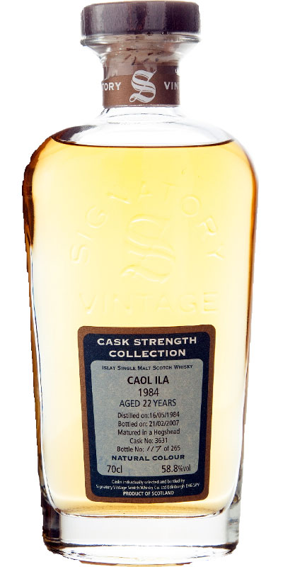 Caol Ila 1984 SV Cask Strength Collection #3631 58.8% 700ml