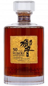 Suntory Whiskey HIBIKI 30 Years Old Empty Bottle with BOX Liquor 700ml Rare 