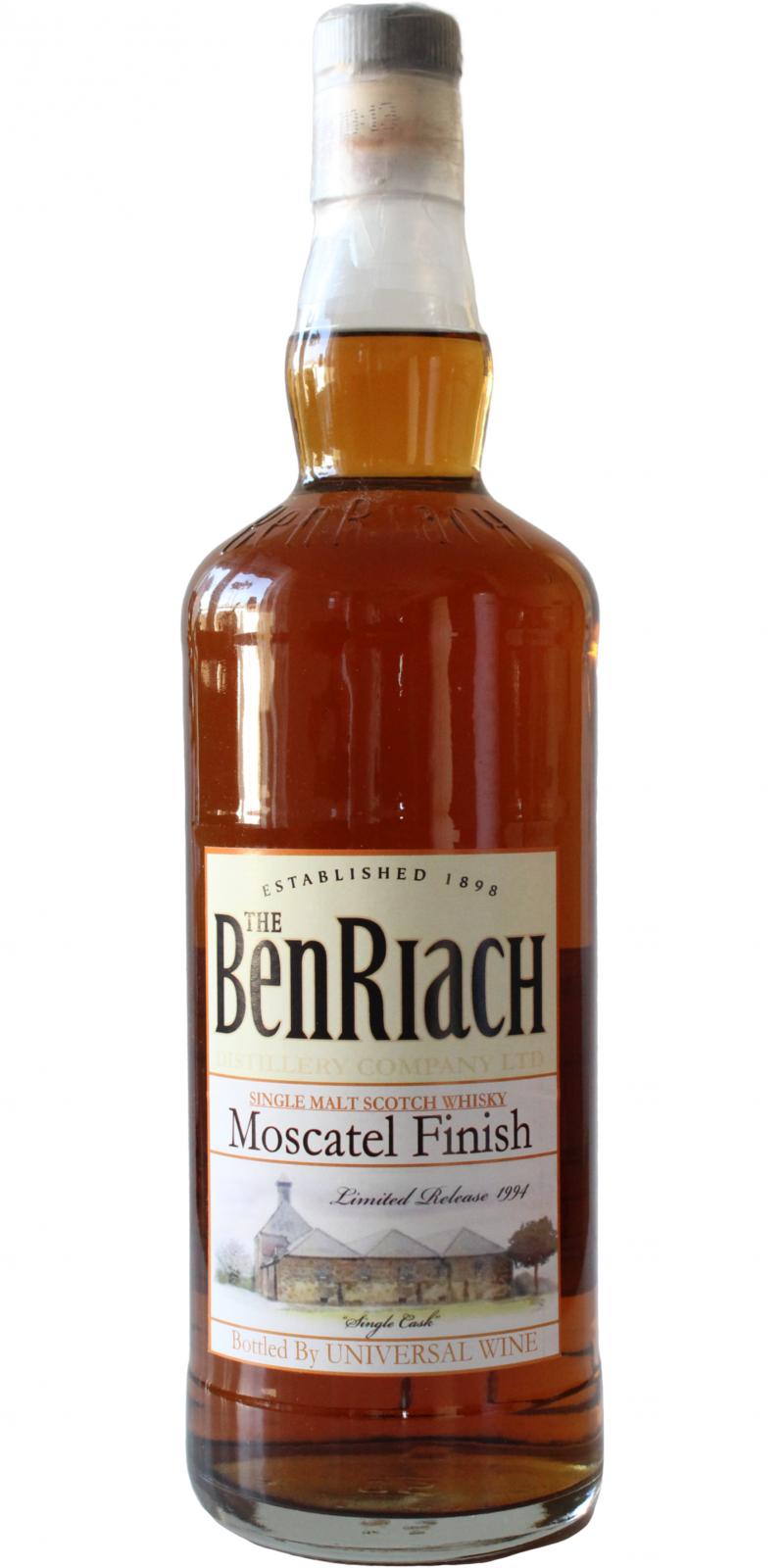 BenRiach 1994 Moscatel Finish #1713 Universal Wine Belgium 58.3% 700ml