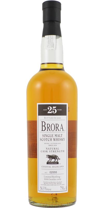 Brora 7th Release Diageo Special Releases 2008 Sherry & Bourbon 56.3% 750ml