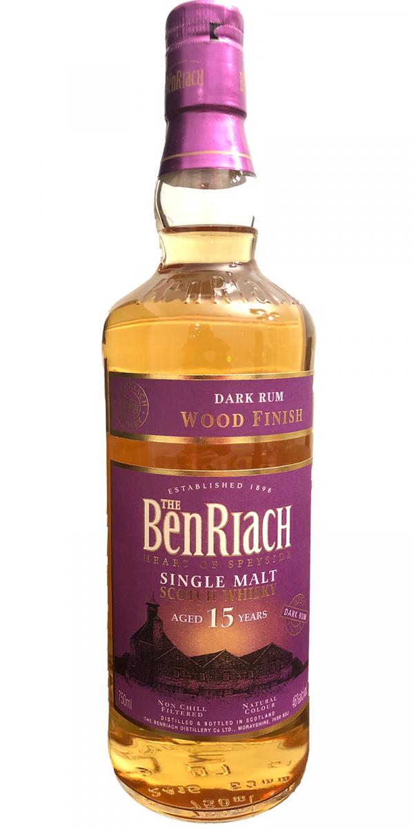 BenRiach 15yo Dark Rum Wood Finish Series 46% 750ml