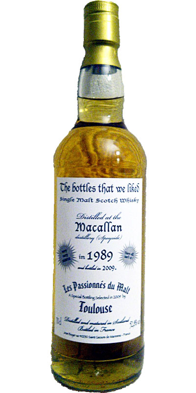 Macallan 1989 JB The bottles that we liked Les Passionnes du Malt Toulouse 52.8% 700ml