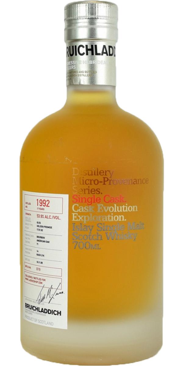 Bruichladdich 1992 Micro-Provenance Series Bourbon Cask #71 Eat Sand! There are no rules 53.9% 700ml