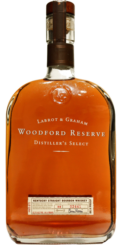Woodford Reserve Distiller's Select Kentucky Straight Bourbon Whisky Charred New American Oak Barrels 43.2% 1000ml