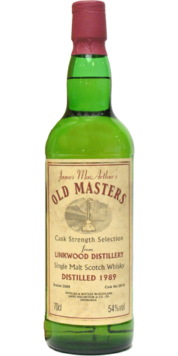 Linkwood 1989 JM Old Masters Cask Strength Selection #2010 54% 700ml