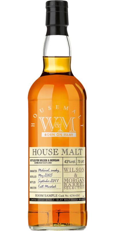 House Malt 2003 WM Barrel Selection Born on Islay 6256 6262 43% 700ml