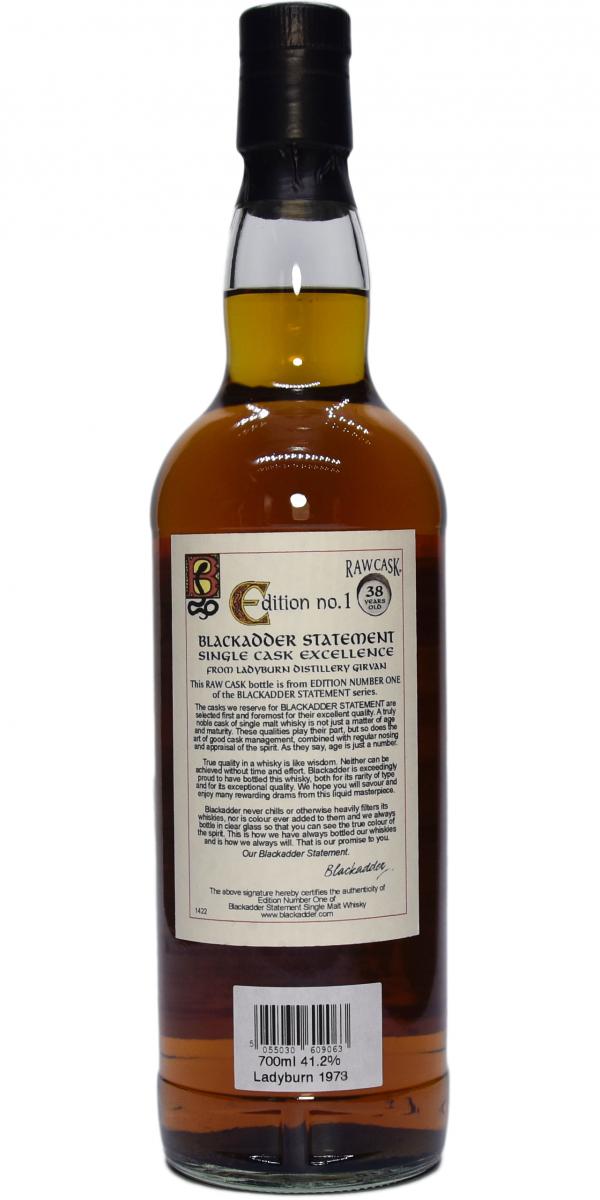 Ladyburn 1973 BA - Ratings and reviews - Whiskybase