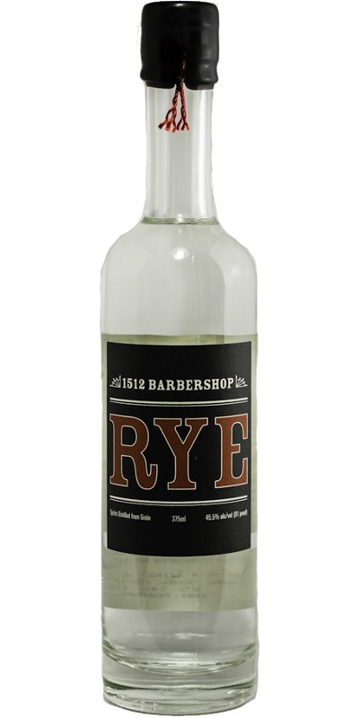 1512 Spirits Barbershop Rye Barbershop Rye White Whisky None 45.5% 375ml