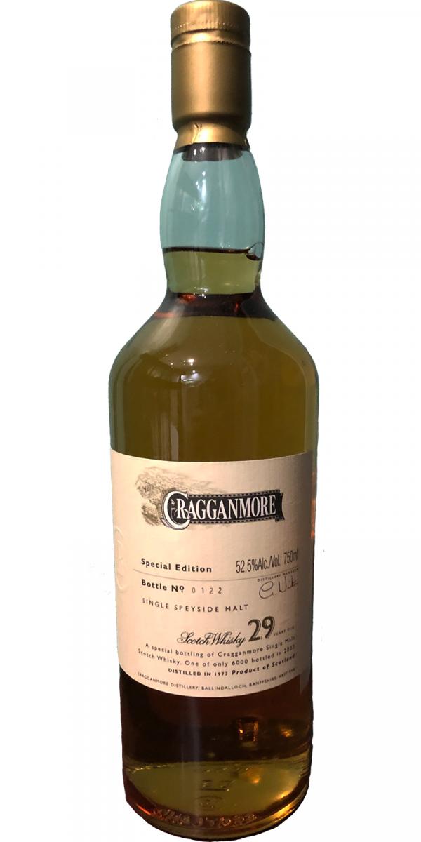 Cragganmore 1973 Diageo Special Releases 2003 52.5% 750ml