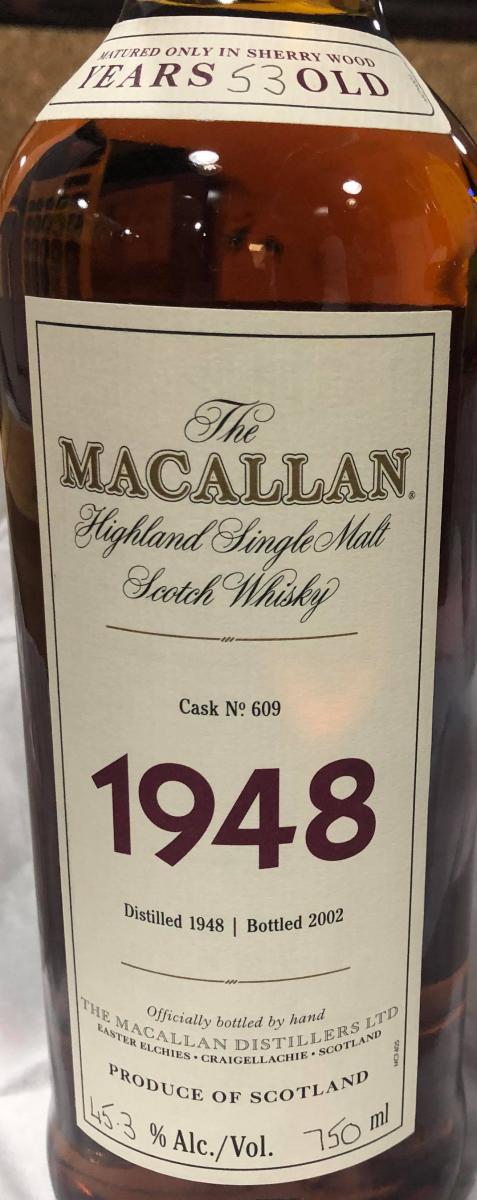Macallan 1948 Ratings And Reviews Whiskybase