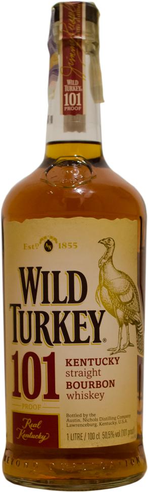 Wild Turkey 101 Proof New American Oak Casks Travel Retail 50.5% 1000ml