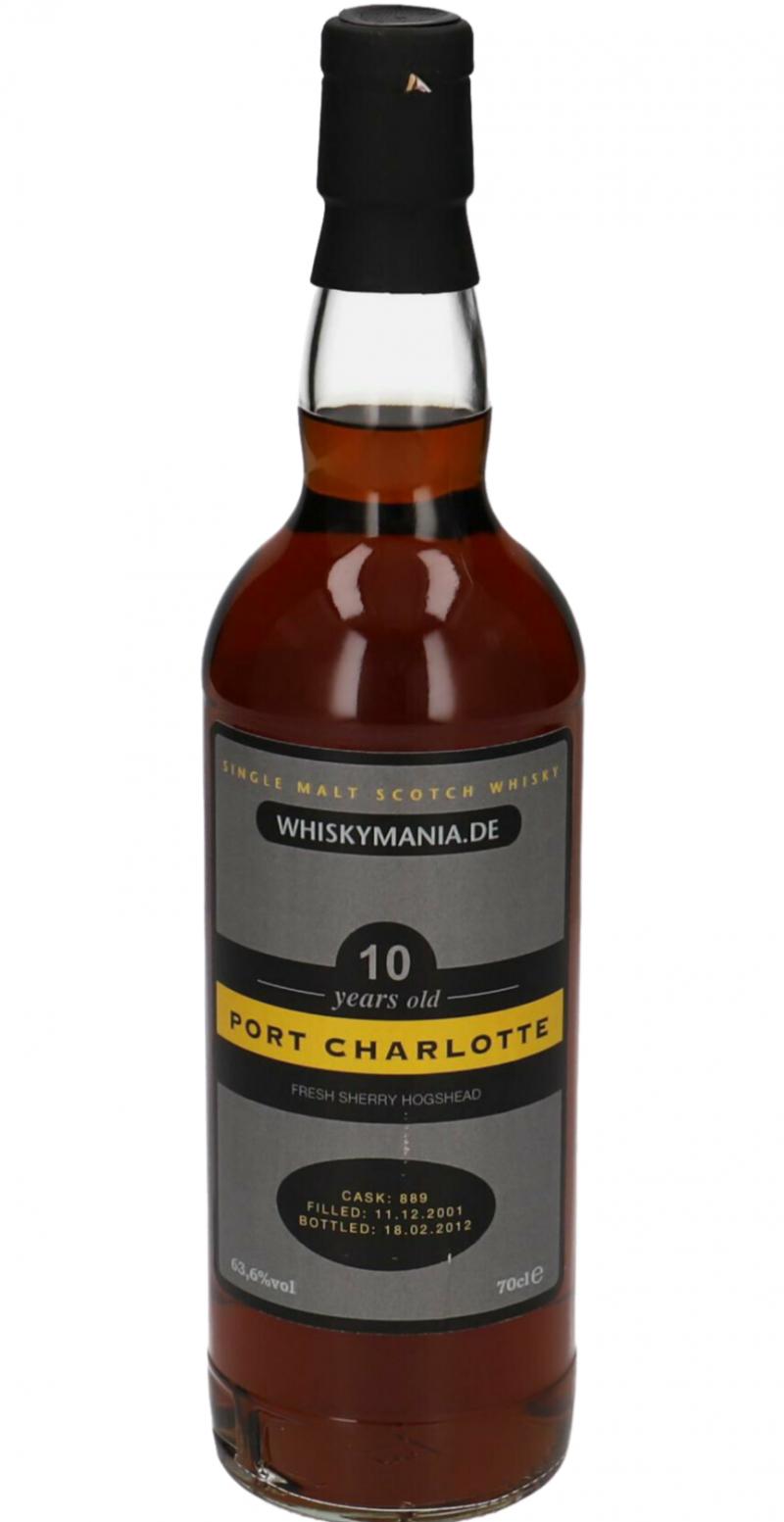 Port Charlotte 2001 Wm.de Private Cask Bottling Fresh Sherry Hogshead #889 63.6% 700ml