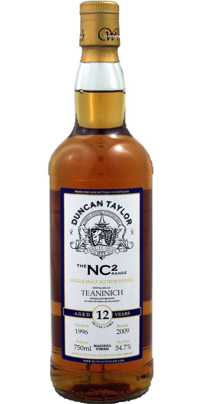 Teaninich 1996 DT NC2 Range Madeira Finish for D&M Wines 54.7% 750ml