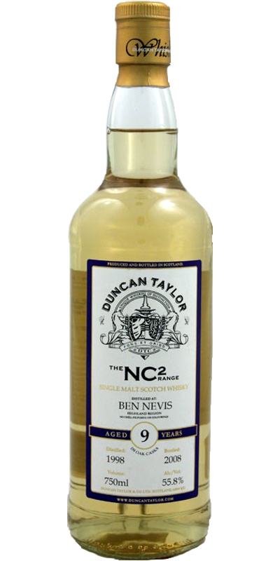 Ben Nevis 1998 DT NC2 Range Oak Casks 55.8% 750ml